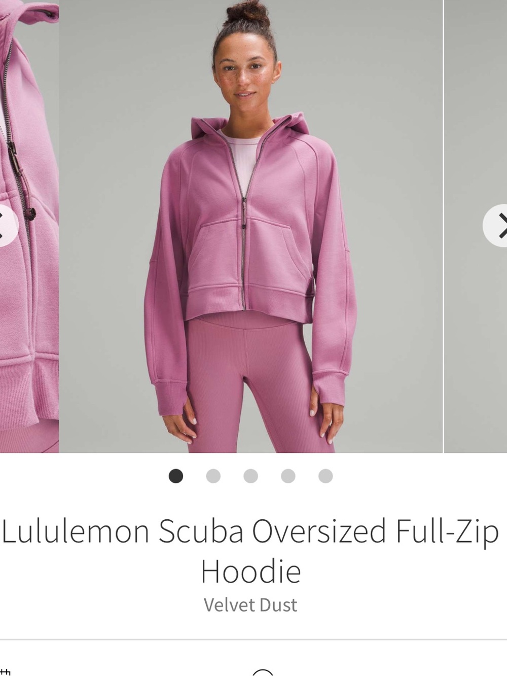 Scuba Oversized Full-Zip Hoodie